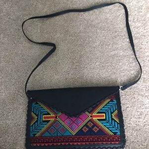 Multicolored shoulder bag